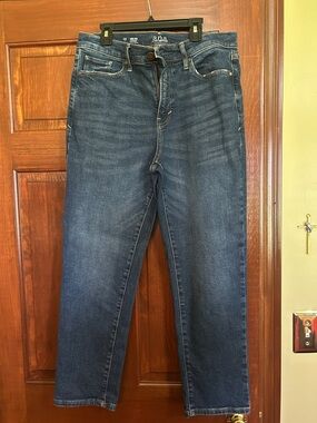 Women’s Dark Blue Straight-Leg Jeans